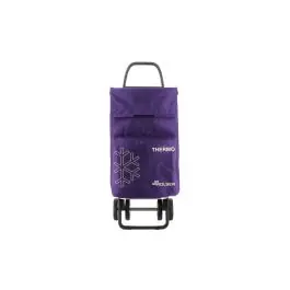 Carro compra termo xl 4 ruedas termo fresh mf 4 morado rolser