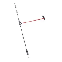 Antipanico sobreponer 1930 90cm 2 puntos negro/rojo tesa 1930908nr