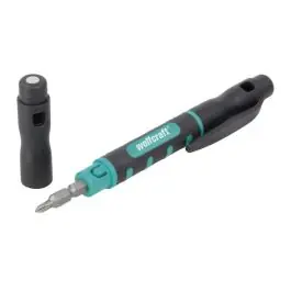 Micro destornillador de bolsillo con 4 puntas micro dobles wolfcraft