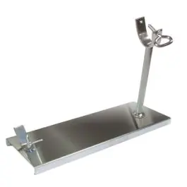 Jamonero horizontal base inox flores cortés
