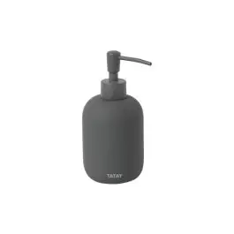 Dosificador jabon gris antracita soft tatay