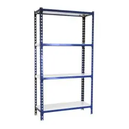 Estanteria orden 800x1500x400mm 4b s/t met az/bl 180kg simon simonrack