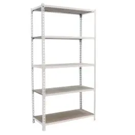 Estanteria orden 900x1800x400mm 5b s/t met bl/mad 150kg made simonrack