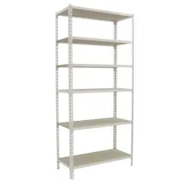 Estanteria orden 800x2500x300mm 6b s/t met bl/mad 150kg made simonrack