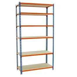 Estanteria orden 800x2500x400mm 6b s/t met az/nar/mad 150kg simonrack