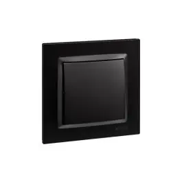 Pulsador negro serie 10 simon