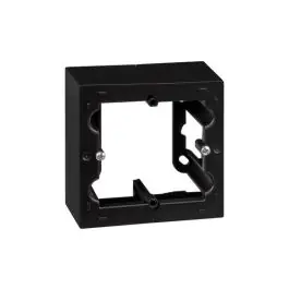 Caja superficie 1 elemento negro serie 10 simon