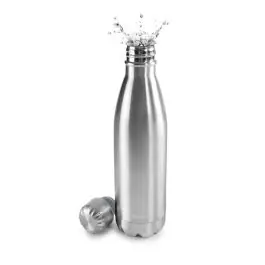 Botella inox termo metalica satinada 350 ml ibili