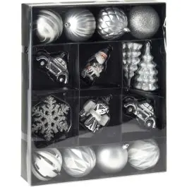 Adorno navidad surtido pla koopman 20 pz import