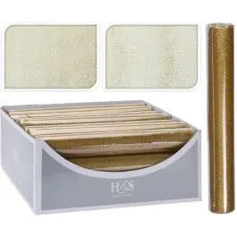 Mantel nav. 30x50cm oro organza koopman import