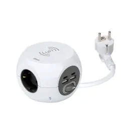 Base multiple elec 4 usb 3t-tt combiball wireless simon bl 1