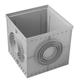 Arqueta evac monolitica 20x20cm sin tapa pp gr dakota