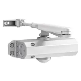 Cierrapuerta 3500 brazo retenedor fuerza 2-4 blanco yale
