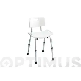 Taburete con respaldo ajustable wenko