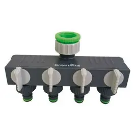 Distribuidor 4 vias 1-3/4 natuur
