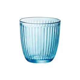 Vaso line agua pack 6 uds 29 cl azul bormioli