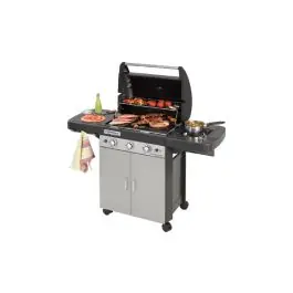 Barbacoa a gas 3 quemadores + hornillo classic ls plus 9.600 + 2.300 w campingaz