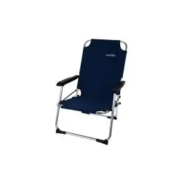 Silla camping plegable azul oscuro 77 x 53 x 61 cm import - Non