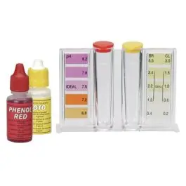 Analizador manual de ph y cloro para piscinas liquido gre