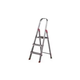 Escalera aluminio domestica unica 3 peldaños rolser