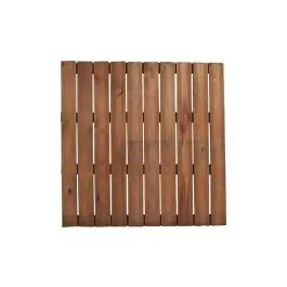 Loseta de madera bolenia marron 100 x 100 cm espesor 36 mm forest