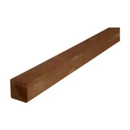 Poste madera cuadrado marron 7 x 7 x 180 cm forest