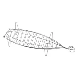 Parrilla besuguera inox 60x19x14 cm sauvic