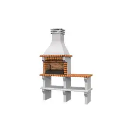 Barbacoa ladrillo aneto 240 x 160 x 58 cm collippo