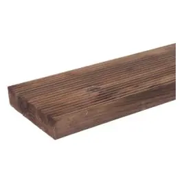 Tabla madera ranurada pedro marron 240 x 12 x 2,8 cm forest