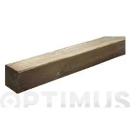 Poste madera cuadrado 7 x 7 x 240 cm forest
