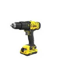 Taladro percutor v20, 18 v + set de 50 accesorios + bolsa de transporte stanley