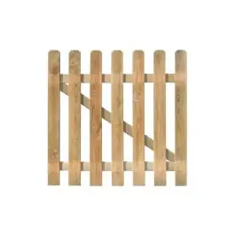 Puerta valla mustang verde 100 x 100 cm forest