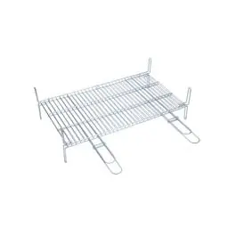 Parrilla estañada doble 65x40 cm sauvic