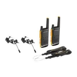 Walkie talkie extreme t82 twin pack negro motorola