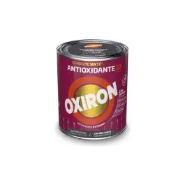 Esmalte antioxidante oxiron liso brillo 750 ml gris metalizado titan
