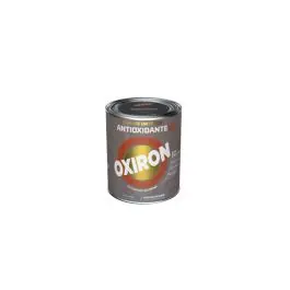 Esmalte antioxidante oxiron liso efecto forja 750 ml gris acero titan