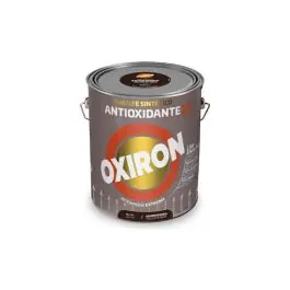 Esmalte antioxidante oxiron liso efecto forja 4 l marron titan