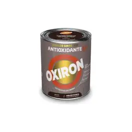 Esmalte antioxidante oxiron liso efecto forja 750 ml marron titan