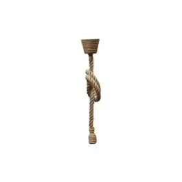 Pendant rustico 1 cuerda e27 ip44 hiedra cristalrecord