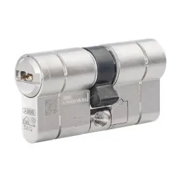 Cilindro xelus, leva larga, doble embrague 30-30 niquel, 5 llaves abus