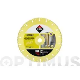 Disco diamante segmentado multimateriales 115 mm superpro rubi