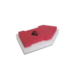 Talocha pe retic.punta 22,5x12 cm rubi