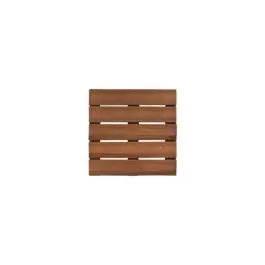 Loseta de madera bolenia marron 50 x 50 cm espesor 36 mm forest