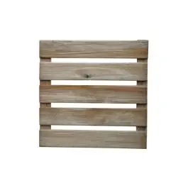 Loseta de madera pino lara 40 x 40 cm espesor 24 mm forest - Non