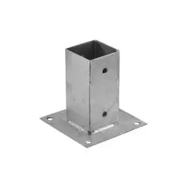 Pletina cuadrada base plana 91 x 150 x 150 mm non
