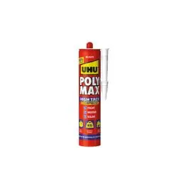 Adhesivo montaje sellador poly max express high tack 425 gr blanco uhu