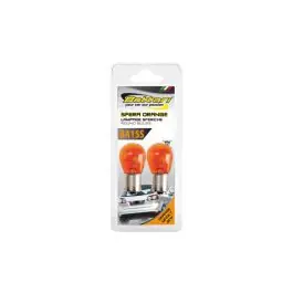 Lampara automovil 12v-21w ba15s intermitencia naranja 2 unidades bottari