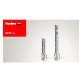 Taco nilon sx plus 6 x 50 100 uds fischer