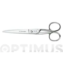 Tijera costura niquelada 5 12,5 cm 3 claveles