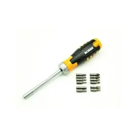Destornillador carraca reversible 12 en 1 12 puntas de 25 mm ironside